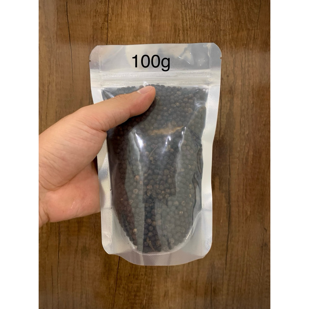 (100g)Hạt Tiêu Đen Chuẩn Tiêu ORGANIC Chín Đỏ Vườn Nhà Trồng-Trãi Nghiệm Hàng Loại 1,Siêu Thơm Cay Nồng Chất Lượng Cao