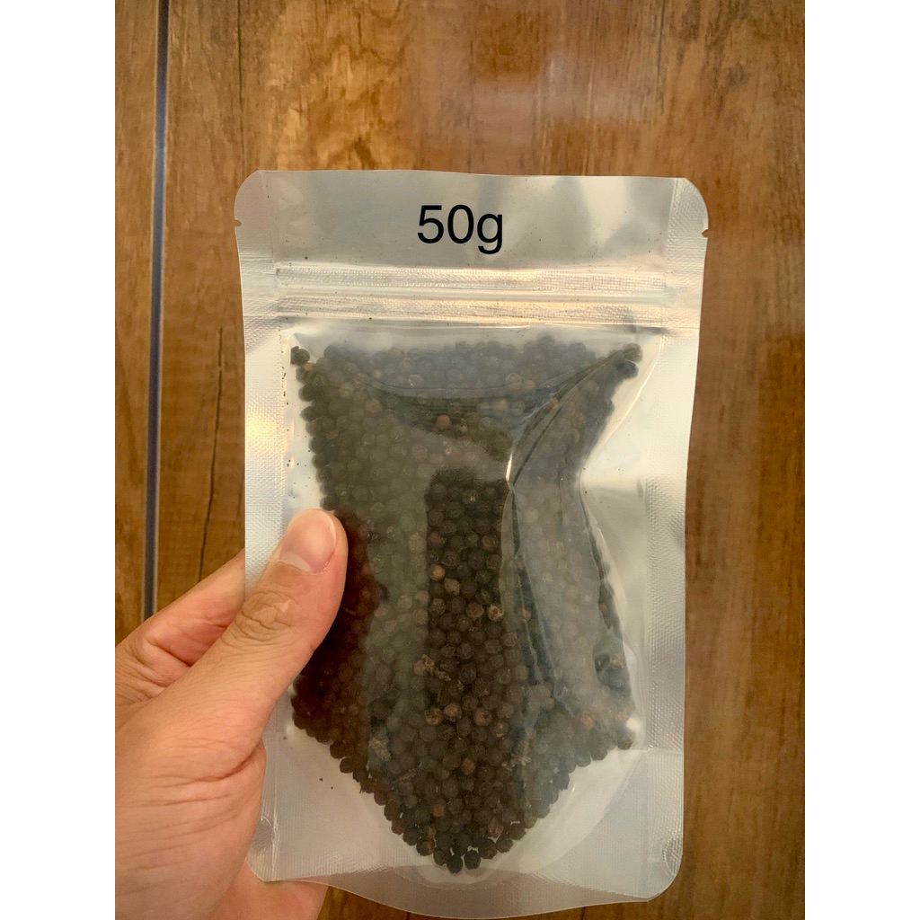 (100g)Hạt Tiêu Đen Chuẩn Tiêu ORGANIC Chín Đỏ Vườn Nhà Trồng-Trãi Nghiệm Hàng Loại 1,Siêu Thơm Cay Nồng Chất Lượng Cao