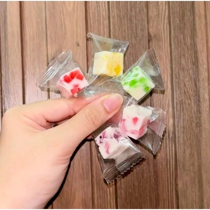 500G Kẹo Dẻo Sữa Chua Trái Cây Mix Vị, Kẹo Sữa Chua Trái Cây Thơm Ngon, Kẹo Sữa Chua Hoa Quả