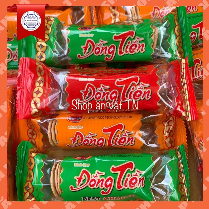bánh đồng tiền (1 bịch =10 gói nhỏ)