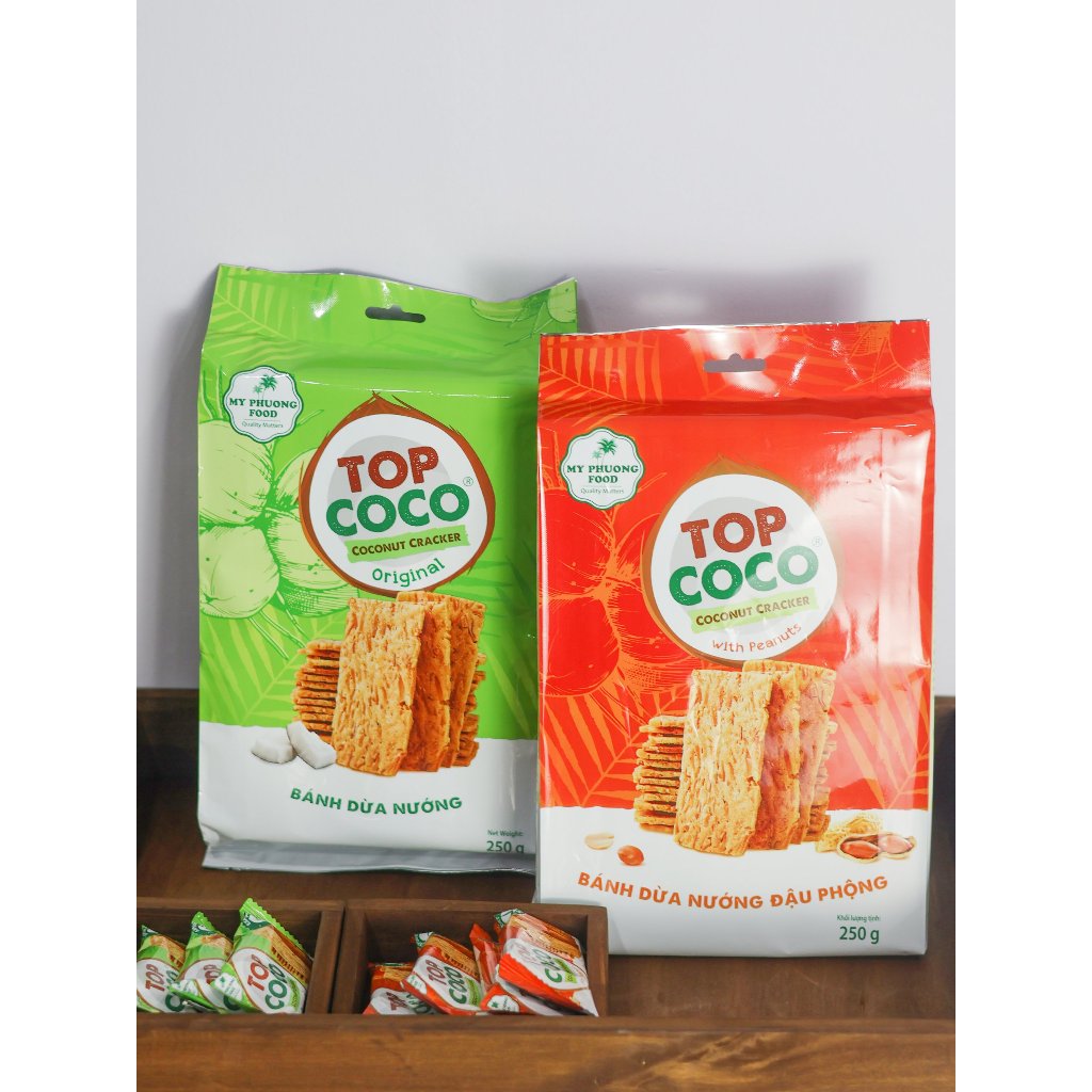 Bánh Dừa Nướng Đặc sản Đà Nẵng TOPCOCO - Mỹ Phương Food, OCOP 4 SAO