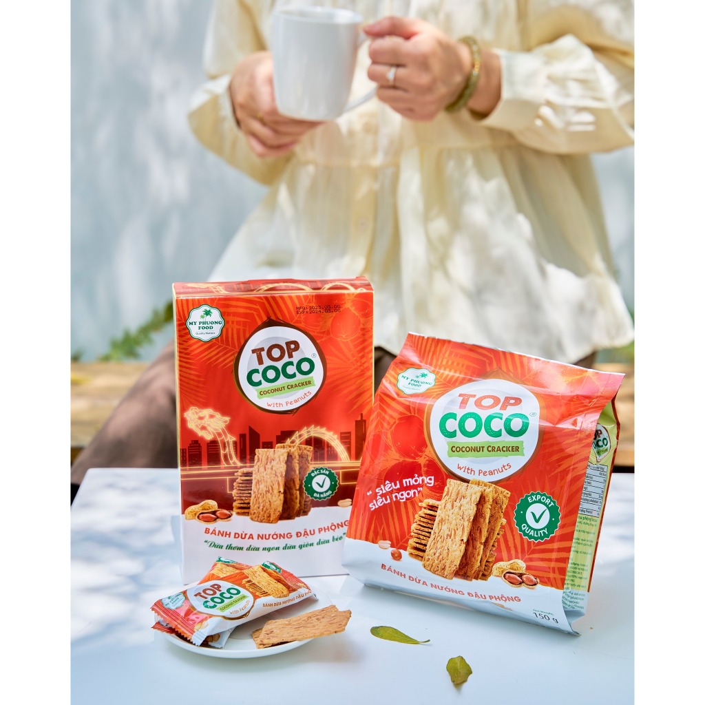 Bánh Dừa Nướng Đặc sản Đà Nẵng TOPCOCO - Mỹ Phương Food, OCOP 4 SAO
