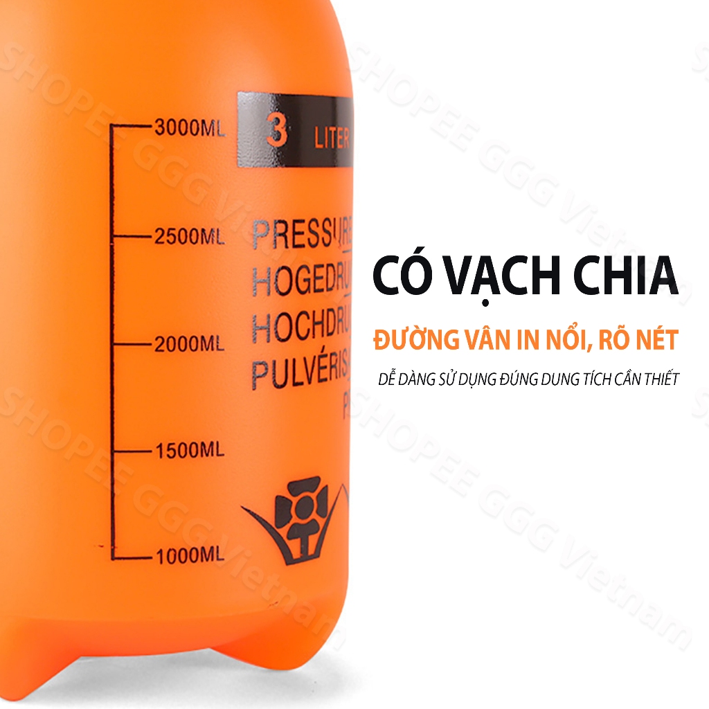 Bình xịt nước tưới cây 2L và 3L, Bình Tưới Cây, Bình phun - xịt cho hoa kiểng, rau sạch tại nhà