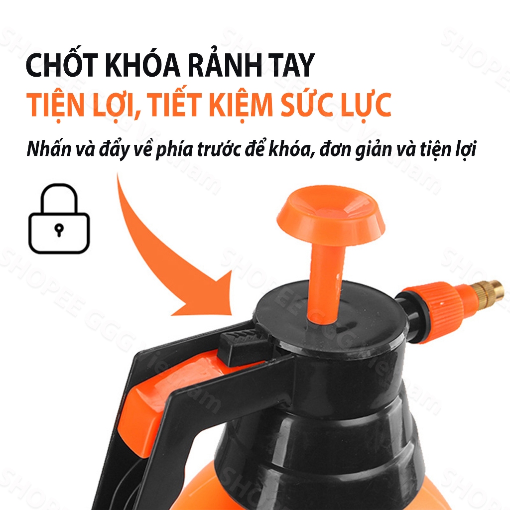 Bình xịt nước tưới cây 2L và 3L, Bình Tưới Cây, Bình phun - xịt cho hoa kiểng, rau sạch tại nhà