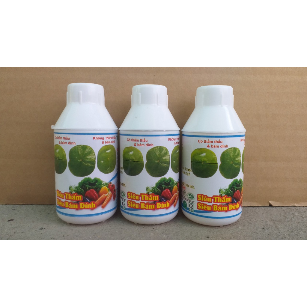 Chế phẩm siêu bám dính lưu dẫn, siêu thấm, loang trải 100ml, giúp tăng hiệu quả phân bón, thuốc BVTV