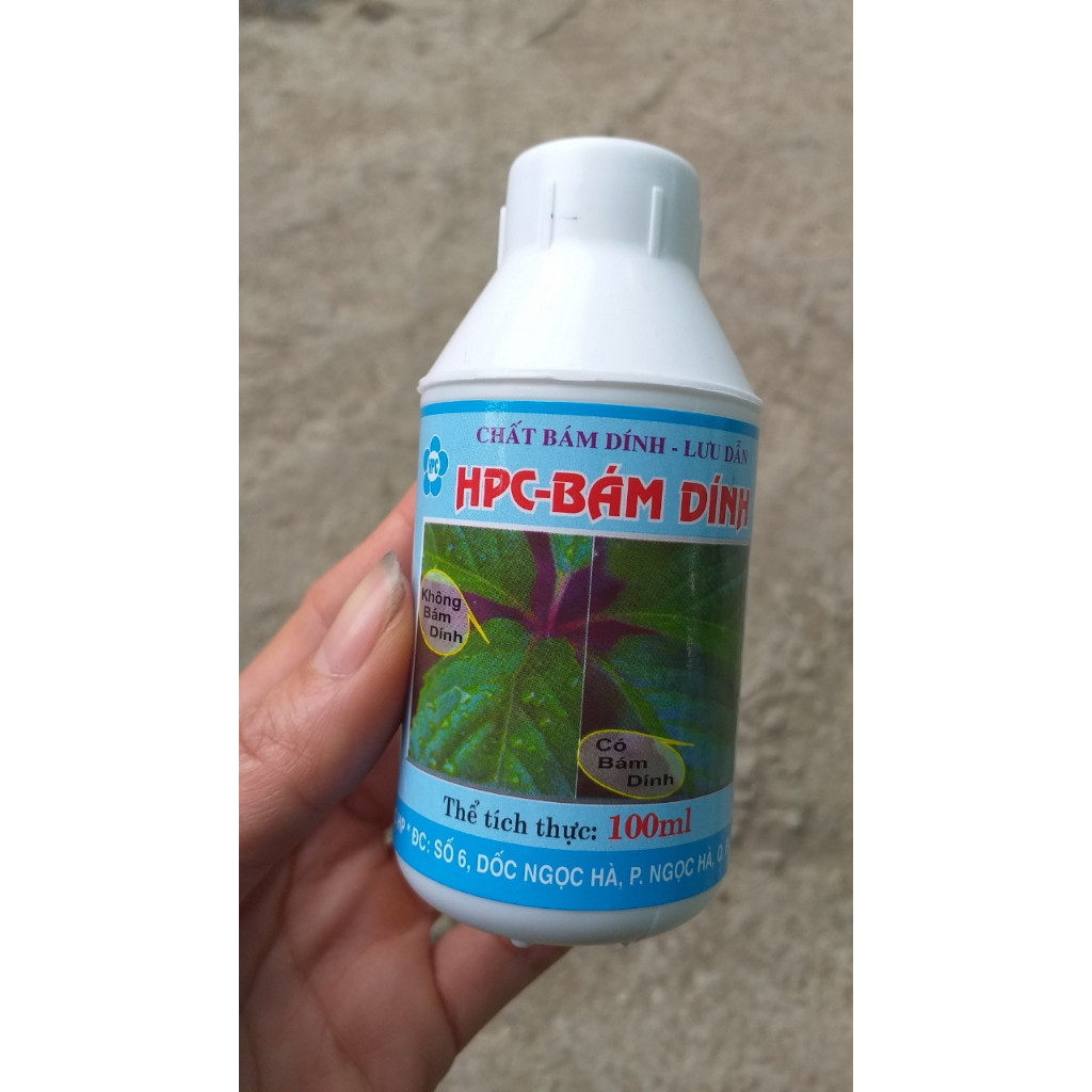 Chế phẩm siêu bám dính lưu dẫn, siêu thấm, loang trải 100ml, giúp tăng hiệu quả phân bón, thuốc BVTV
