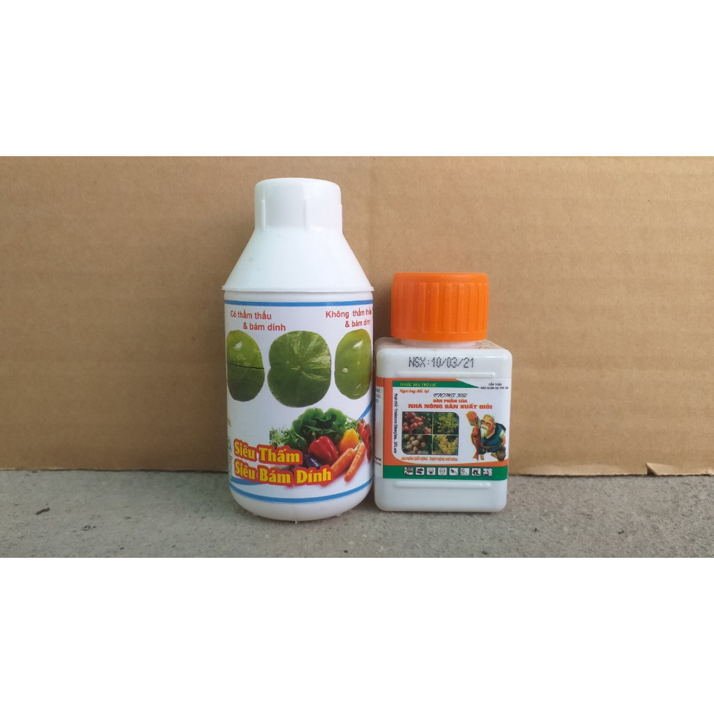 Chế phẩm siêu bám dính lưu dẫn, siêu thấm, loang trải 100ml, giúp tăng hiệu quả phân bón, thuốc BVTV