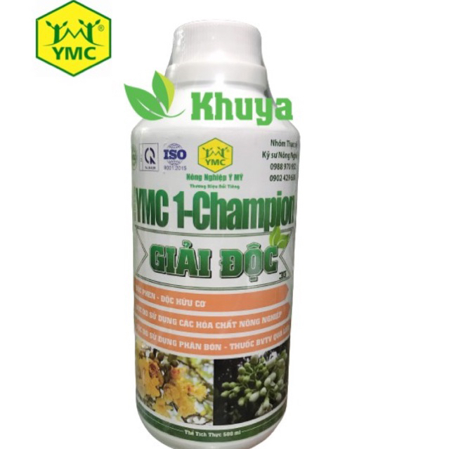 Chế phẩm YMC Giải độc - Giải độc hữu cơ Thuốc BVTV và phân bón