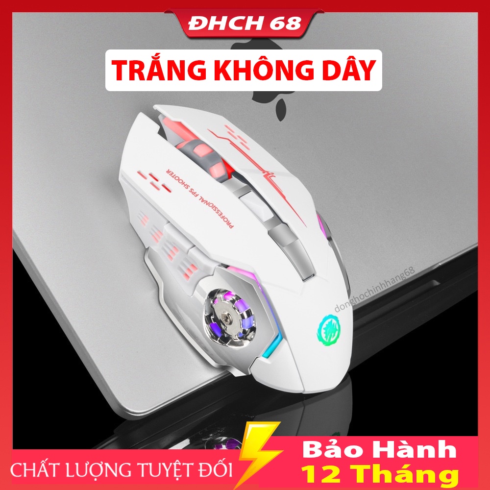 Chuột Gaming Không Dây T28 Dành Cho Game Thủ Chống Ồn Có Đèn LED Chơi Game Cực Đã Bảo Hành 12 Tháng