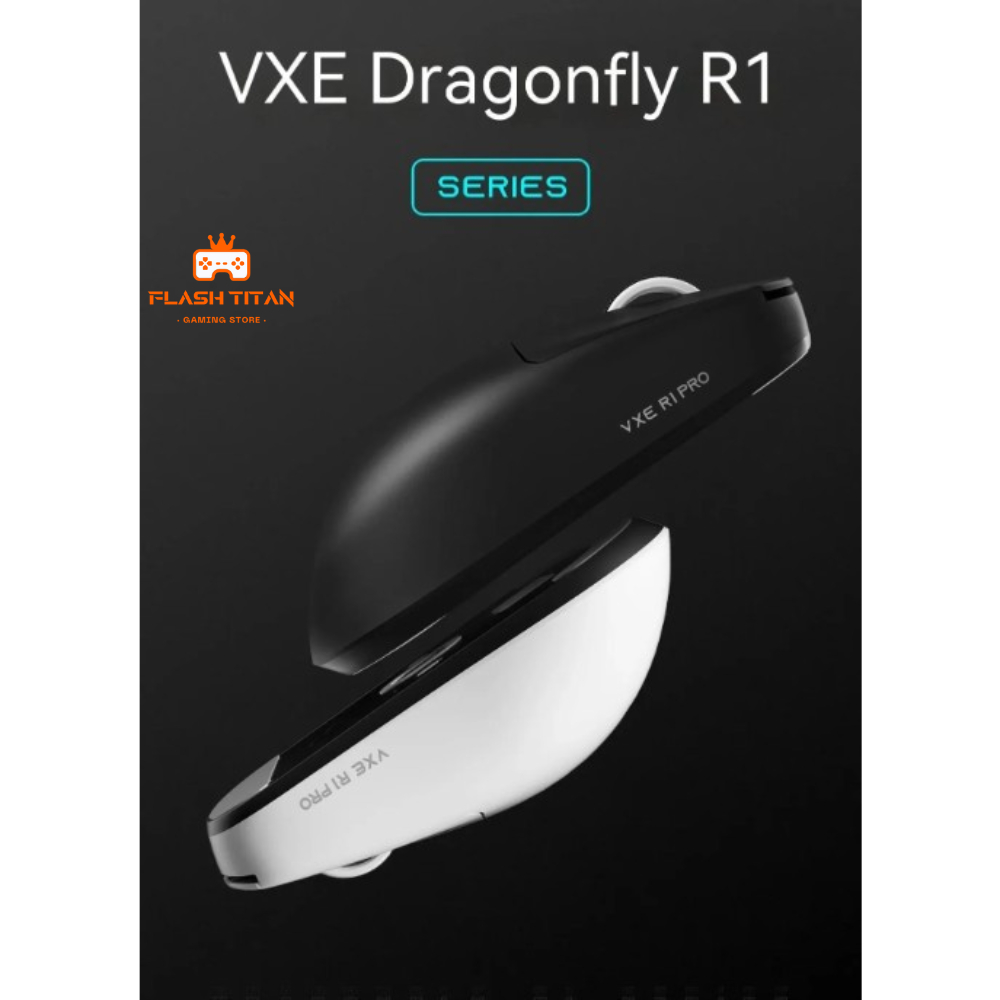 Chuột không dây VXE R1 SE - R1 SE Plus -3 chế độ kết nối - Chuột gaming giá rẻ dùng cho PC, laptop