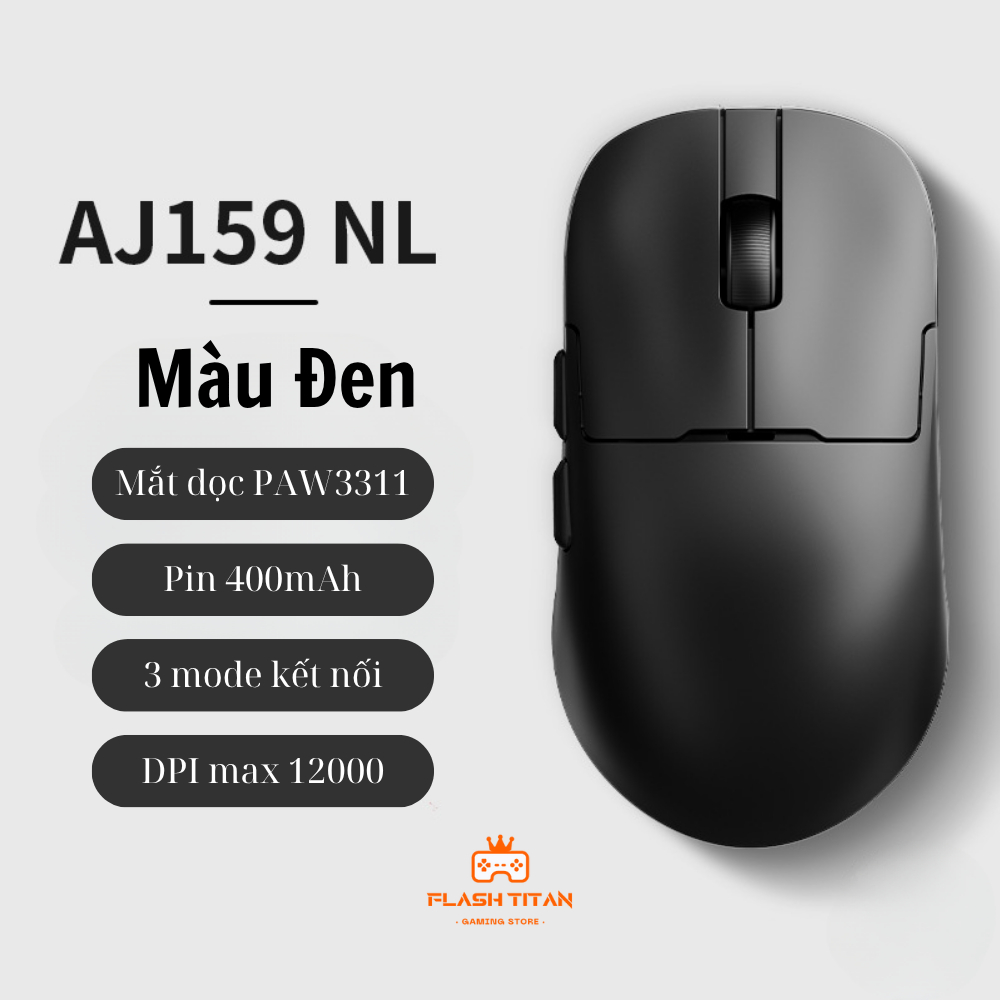Chuột không dây VXE R1 SE - R1 SE Plus -3 chế độ kết nối - Chuột gaming giá rẻ dùng cho PC, laptop
