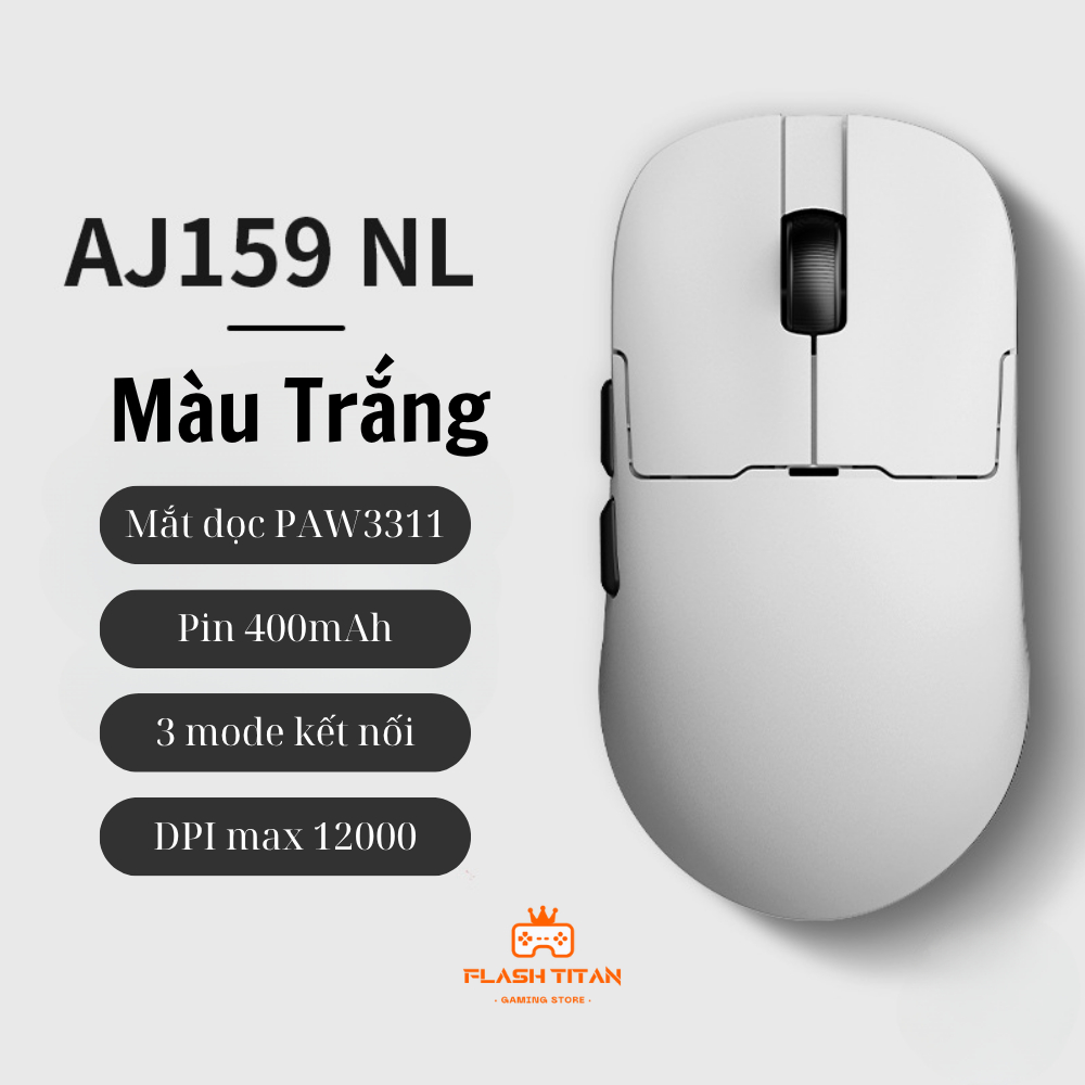Chuột không dây VXE R1 SE - R1 SE Plus -3 chế độ kết nối - Chuột gaming giá rẻ dùng cho PC, laptop