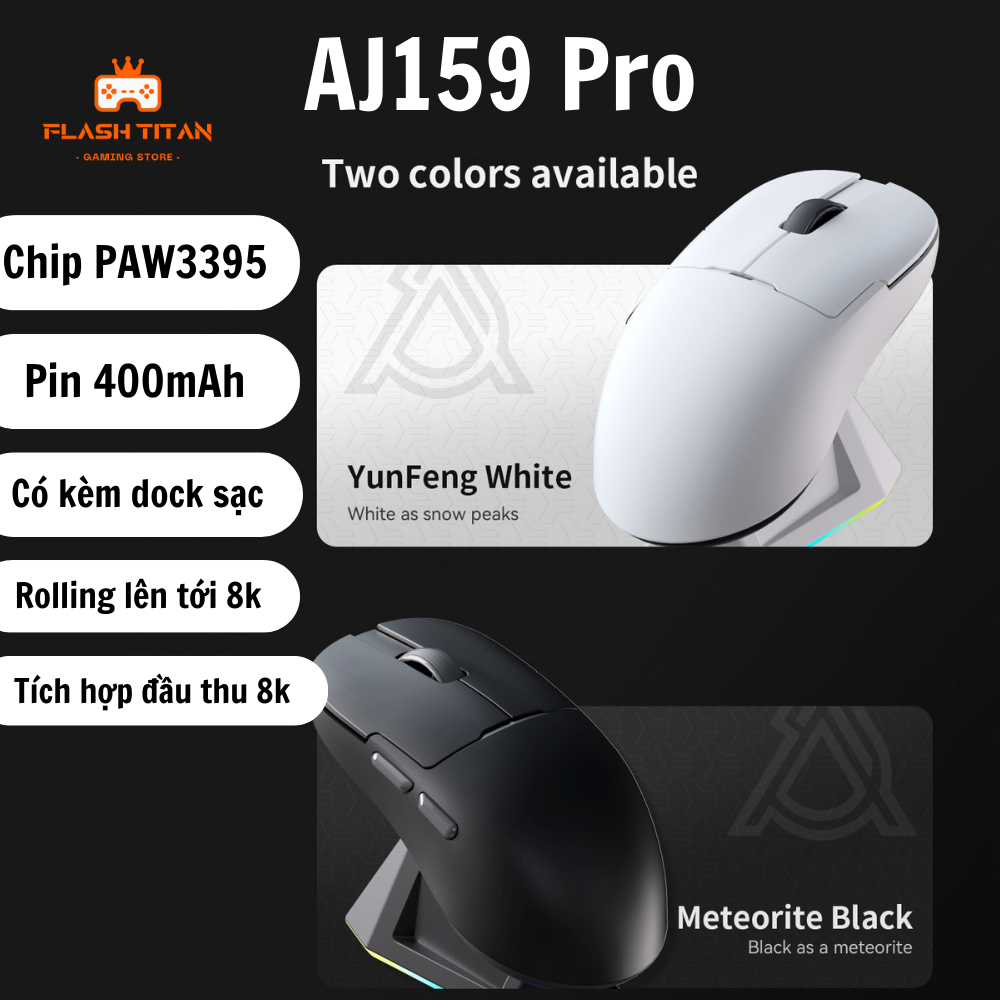 Chuột không dây VXE R1 SE - R1 SE Plus -3 chế độ kết nối - Chuột gaming giá rẻ dùng cho PC, laptop
