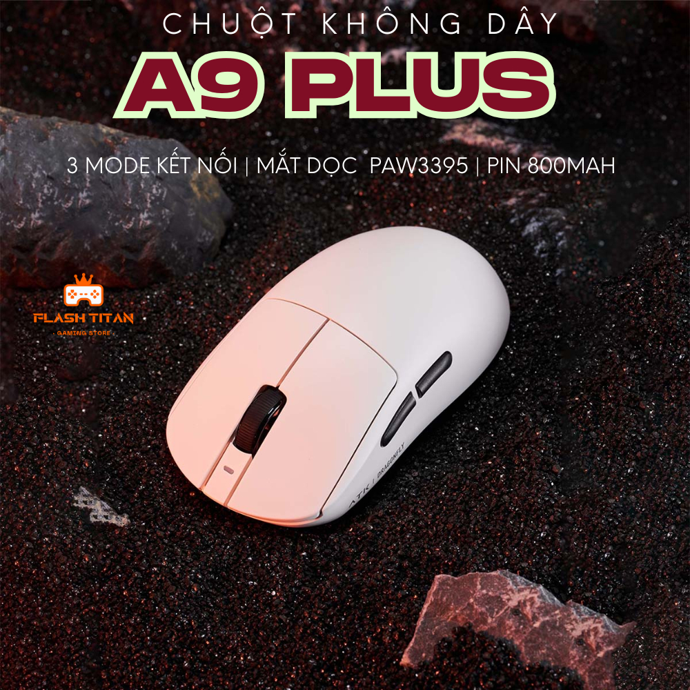 Chuột không dây VXE R1 SE - R1 SE Plus -3 chế độ kết nối - Chuột gaming giá rẻ dùng cho PC, laptop