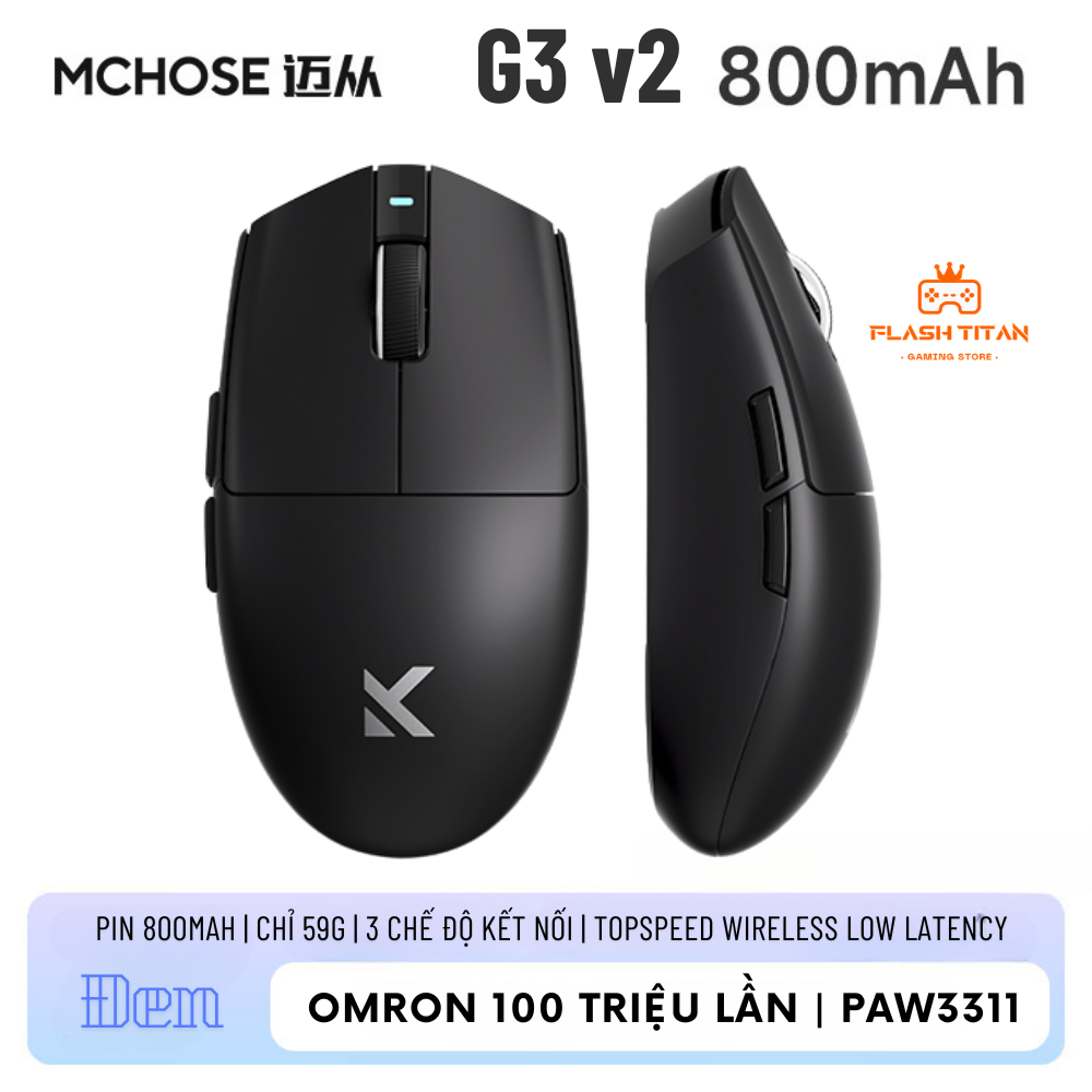 Chuột không dây VXE R1 SE - R1 SE Plus -3 chế độ kết nối - Chuột gaming giá rẻ dùng cho PC, laptop