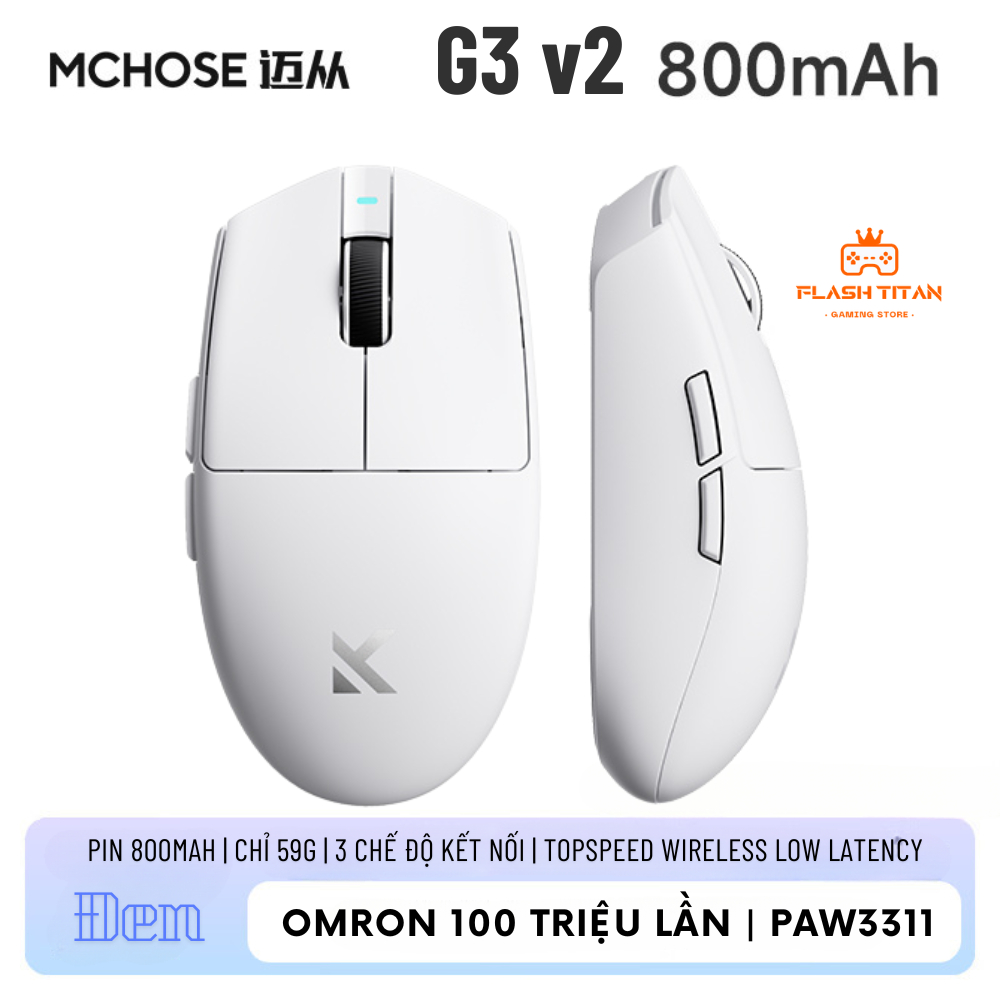 Chuột không dây VXE R1 SE - R1 SE Plus -3 chế độ kết nối - Chuột gaming giá rẻ dùng cho PC, laptop