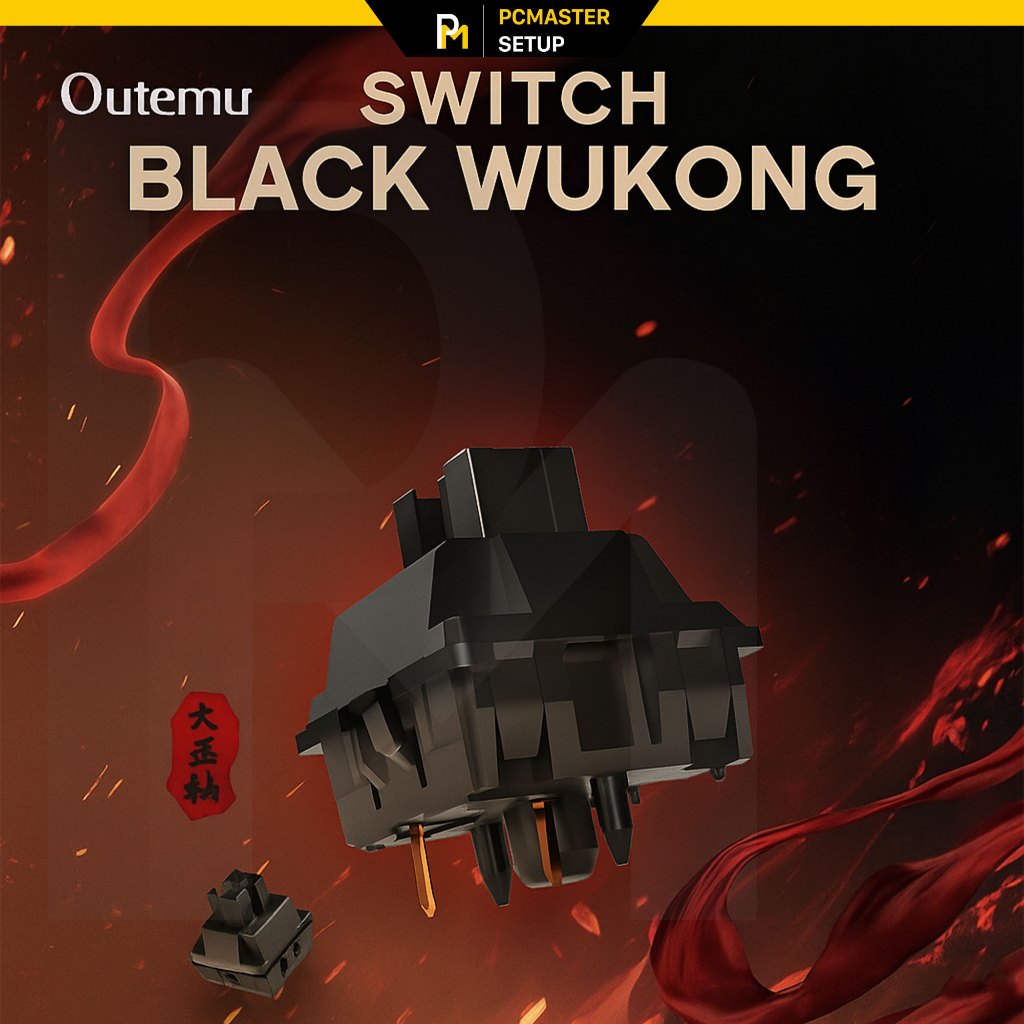 Combo 10 Switch Outemu Peach v3 Silent 5pin có tản led thay thế cho bàn phím cơ - CÓ VOUCHER VIDEO