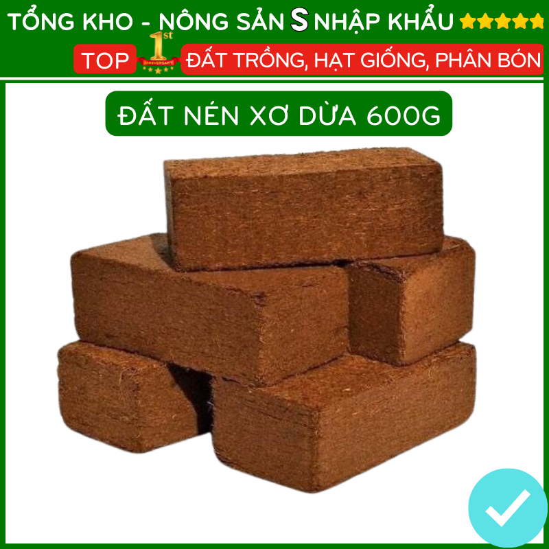 Đất trồng cây viên nén xơ dừa, giá thể trồng rau mầm, trồng rau củ quả hoa sen đá hạt giống