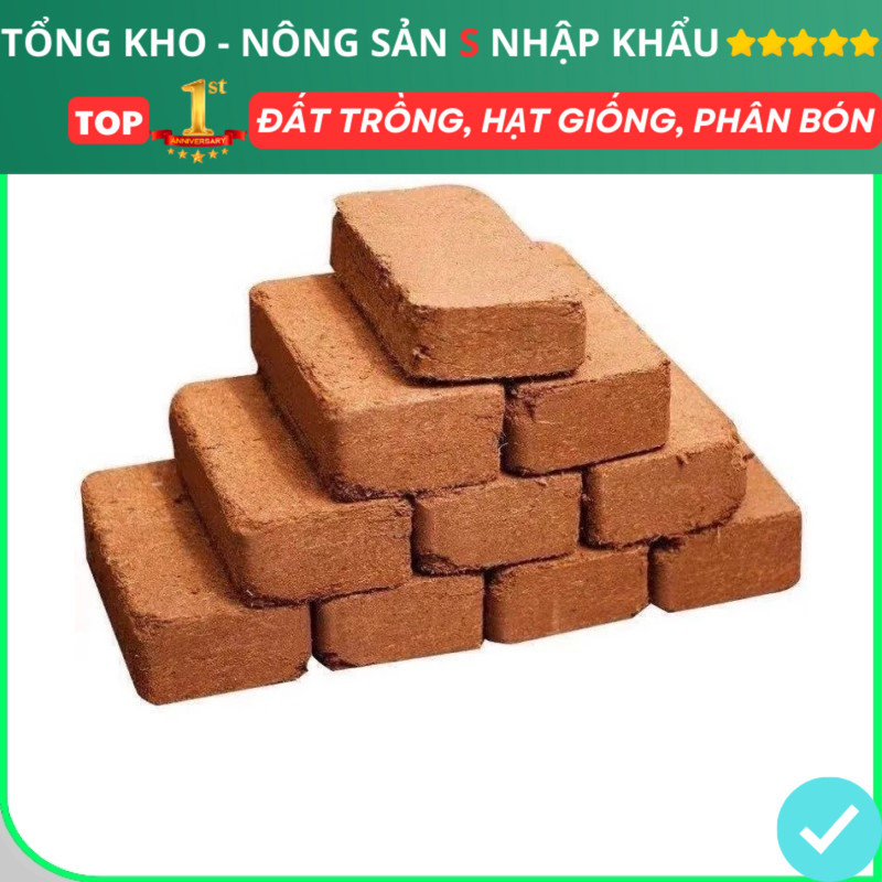 Đất trồng cây viên nén xơ dừa, giá thể trồng rau mầm, trồng rau củ quả hoa sen đá hạt giống