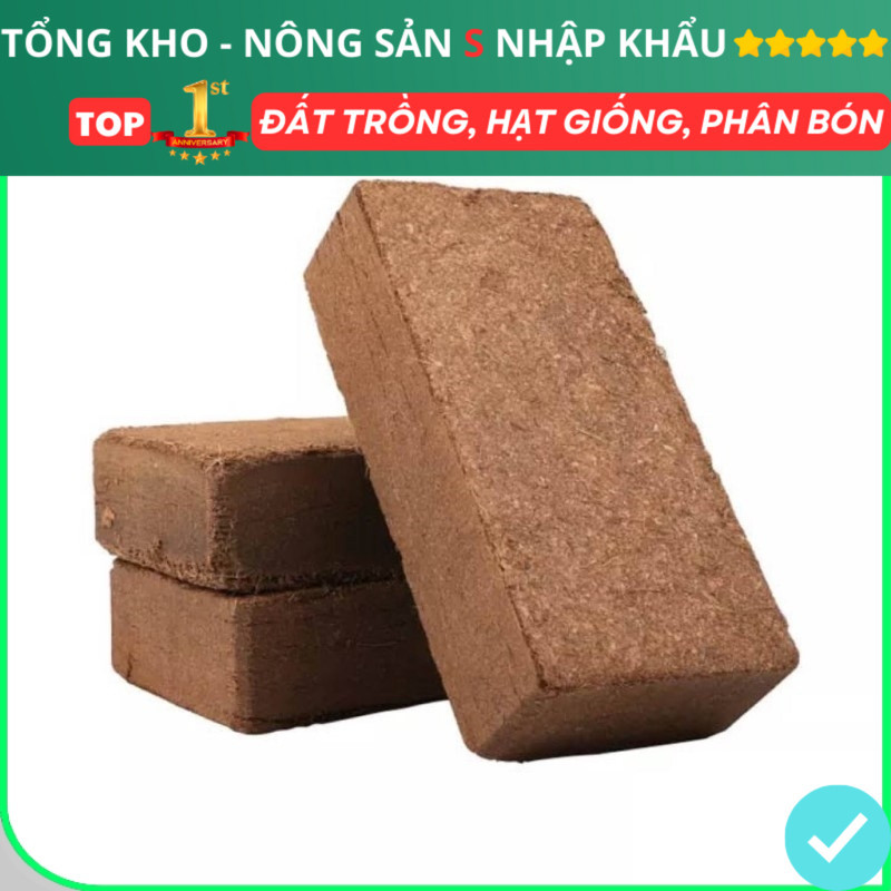 Đất trồng cây viên nén xơ dừa, giá thể trồng rau mầm, trồng rau củ quả hoa sen đá hạt giống