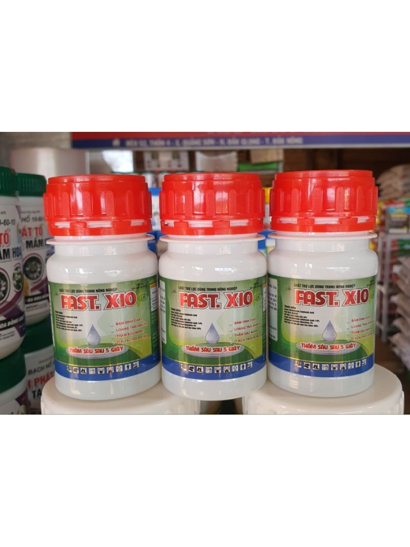 Fast x10, Thấm Sâu, Loang Rộng, Chất Hỗ trợ cho thuốc bvtv