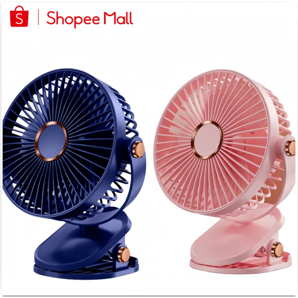 [ HỎA TỐC ] Quạt mini để bàn tích điện 5 mức độ có đèn led pin 5000 MHA  Và 10000 MHA - PLSHARK