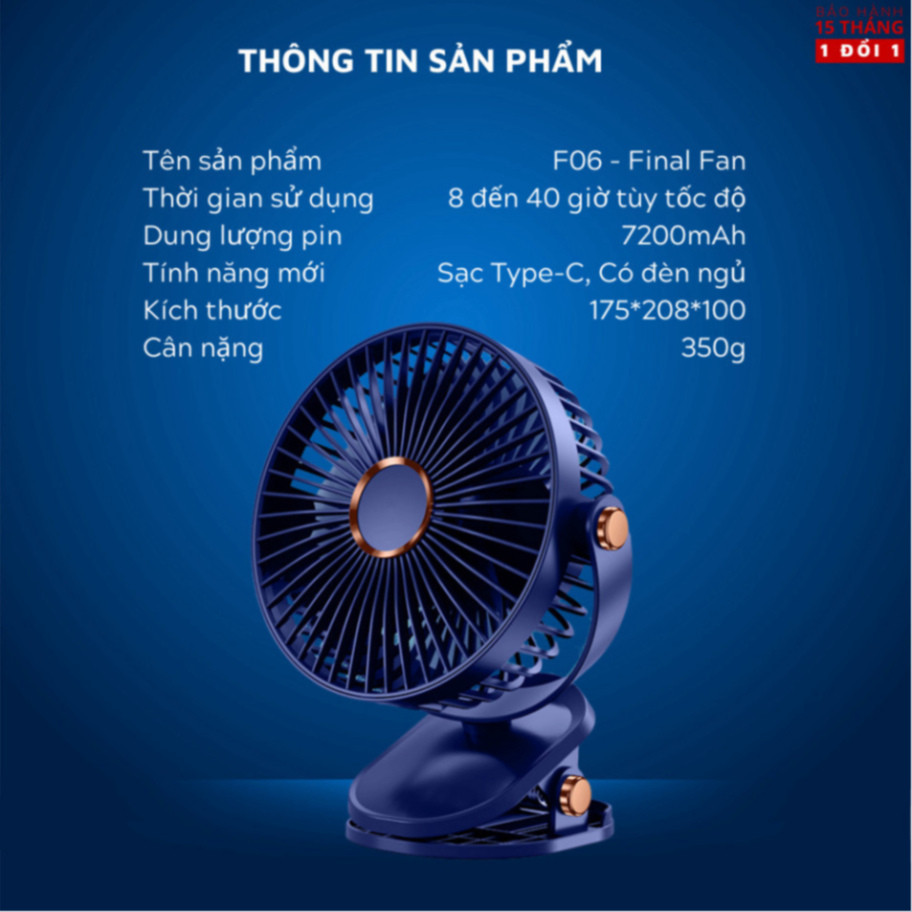 [ HỎA TỐC ] Quạt mini để bàn tích điện 5 mức độ có đèn led pin 5000 MHA  Và 10000 MHA - PLSHARK