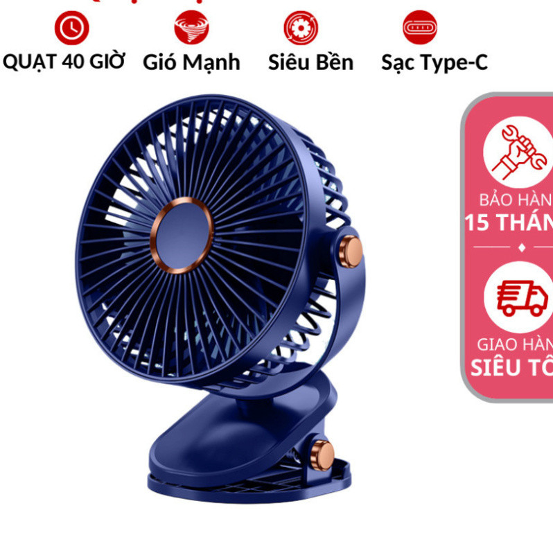 [ HỎA TỐC ] Quạt mini để bàn tích điện 5 mức độ có đèn led pin 5000 MHA  Và 10000 MHA - PLSHARK