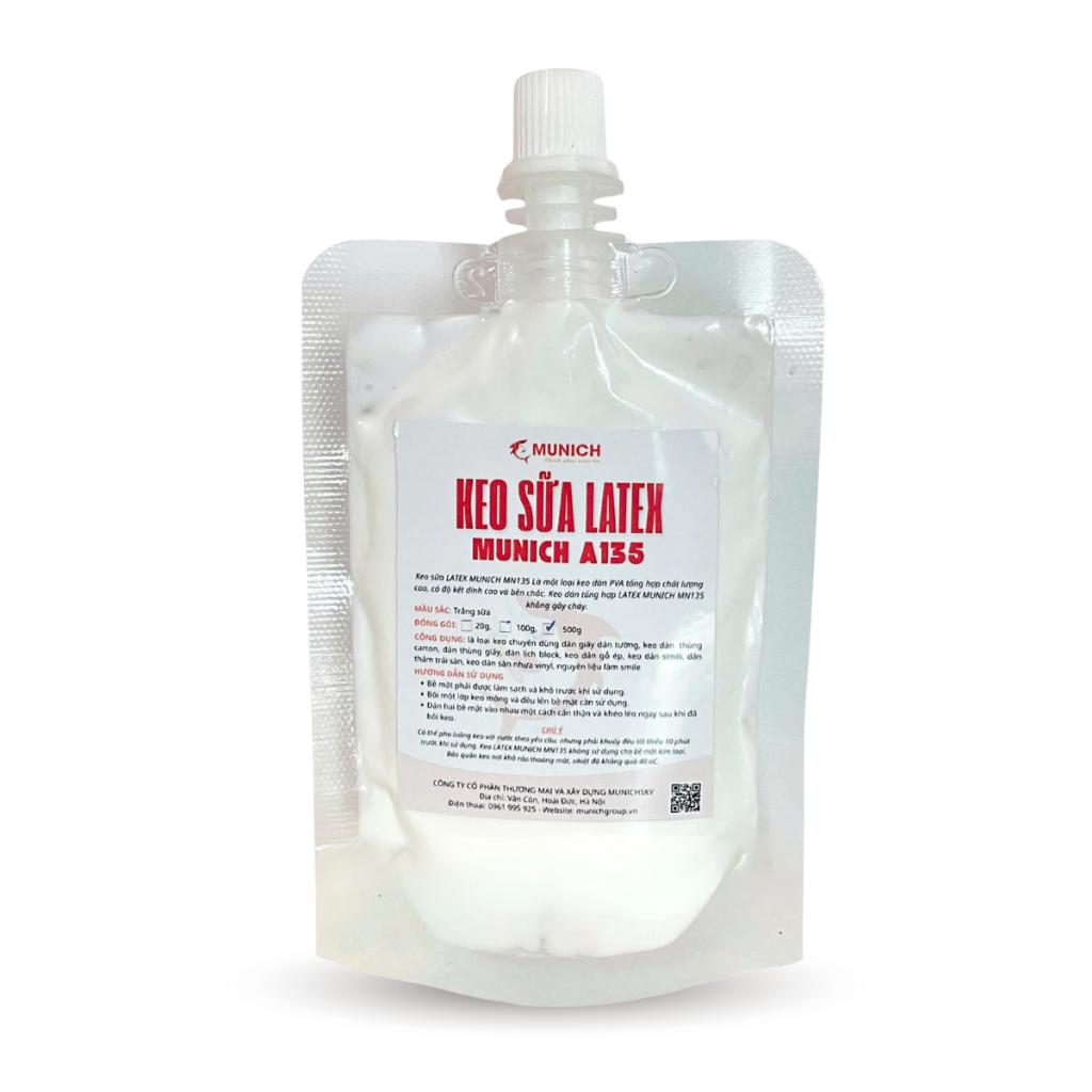 Keo Sữa Latex - Keo đa năng - dán giấy, dán tường, dán thùng carton, dán lịch block, dán gỗ ép, nguyên liệu làm slime,..