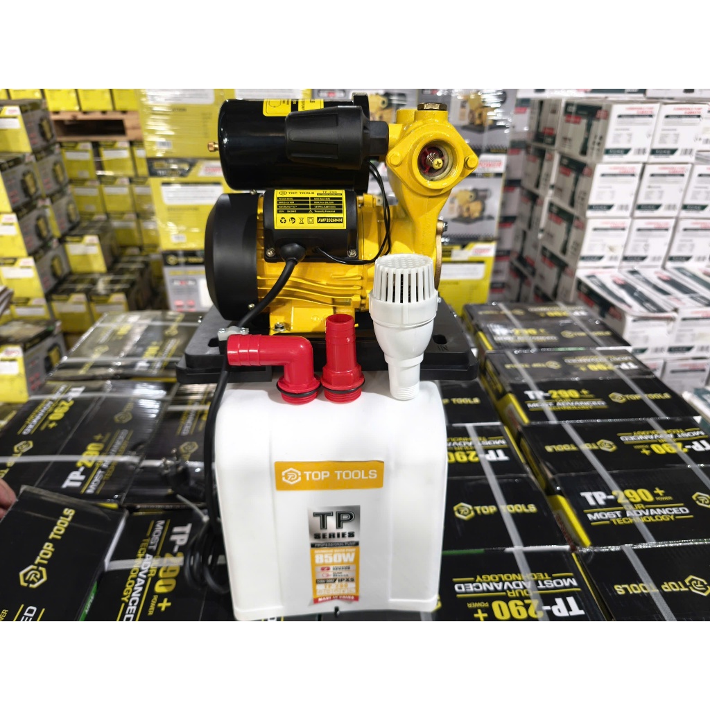 Máy bơm tăng áp, cao áp GGG - G250D 750W, đóng ngắt tự động, thương hiệu Thái Lan, máy chính hãng Bảo Hành 06 tháng