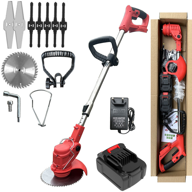 Máy Cắt Cỏ 2P Cầm Tay Công Suất 1800W, Máy Cắt Cỏ Mini Sử Dụng Cho Gia Đình, Động Cơ Không Chổi Than Lõi Đồng Mạnh Mẽ