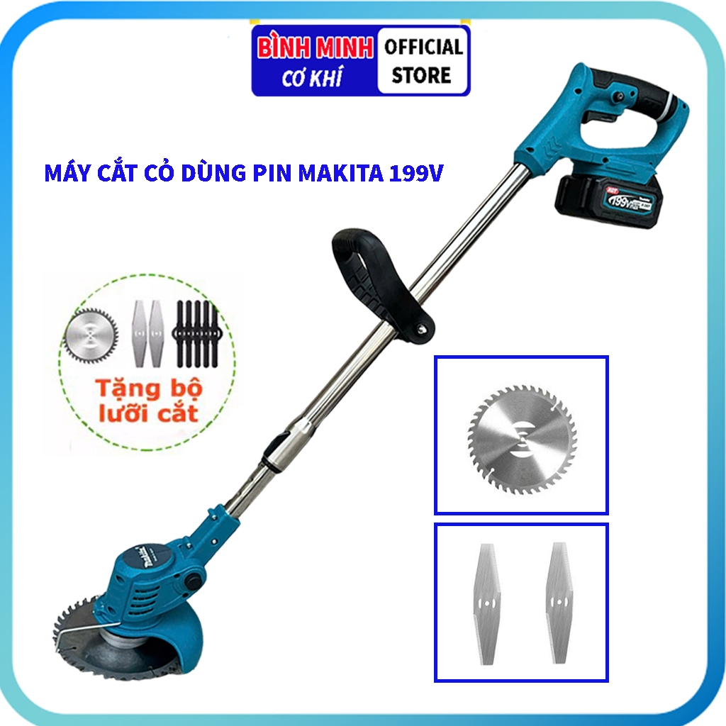 Máy cắt cỏ dùng pin , máy cắt cỏ cầm tay mini, động cơ lõi đồng, công suất lớn, nhỏ gọn, tiện lợi