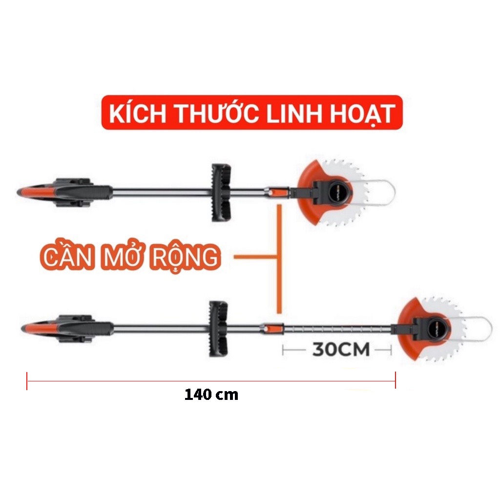 Máy cắt cỏ dùng pin , máy cắt cỏ cầm tay mini, động cơ lõi đồng, công suất lớn, nhỏ gọn, tiện lợi