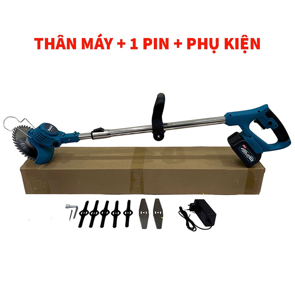 Máy cắt cỏ dùng pin , máy cắt cỏ cầm tay mini, động cơ lõi đồng, công suất lớn, nhỏ gọn, tiện lợi