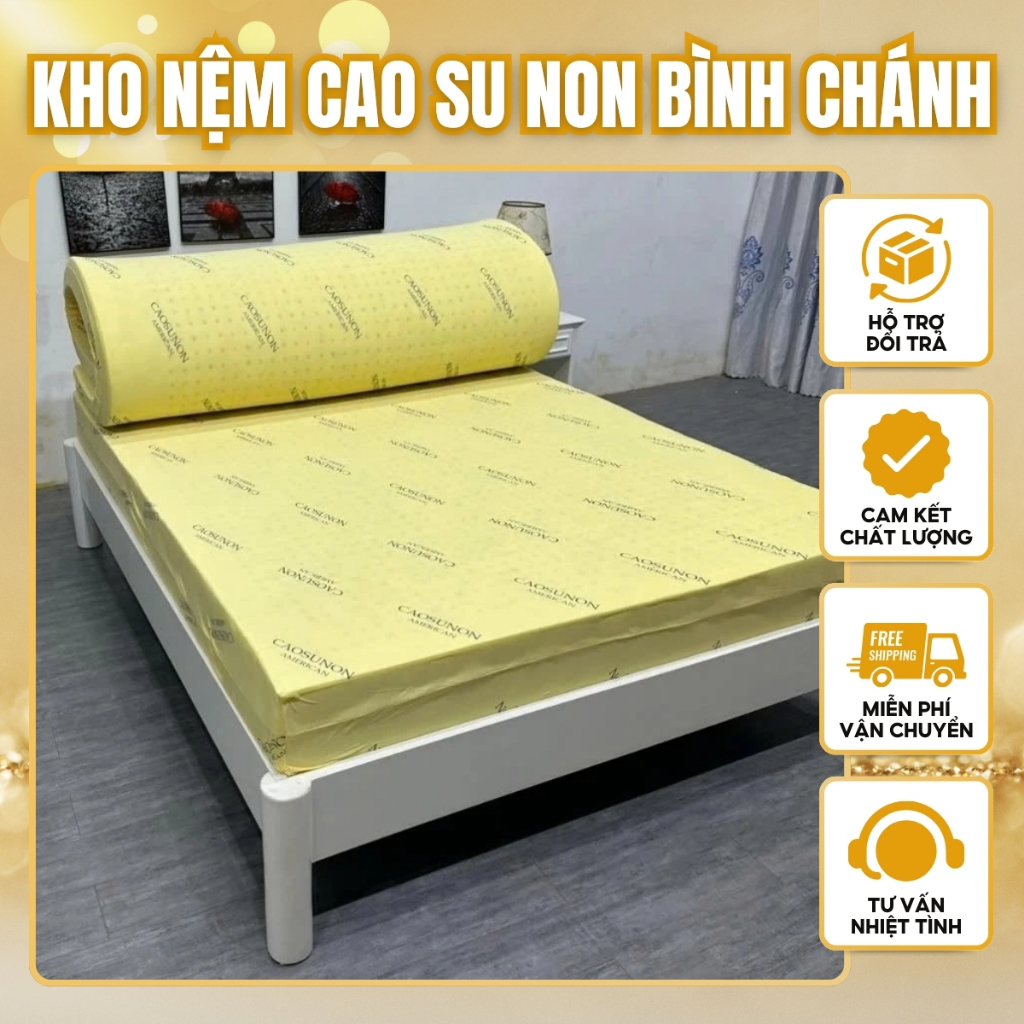 Nệm Cao Su Non American Hàng Cao Cấp, Nệm Nằm Chất Lượng, Giá Rẻ, Êm Ái Cho Giấc Ngủ Ngon