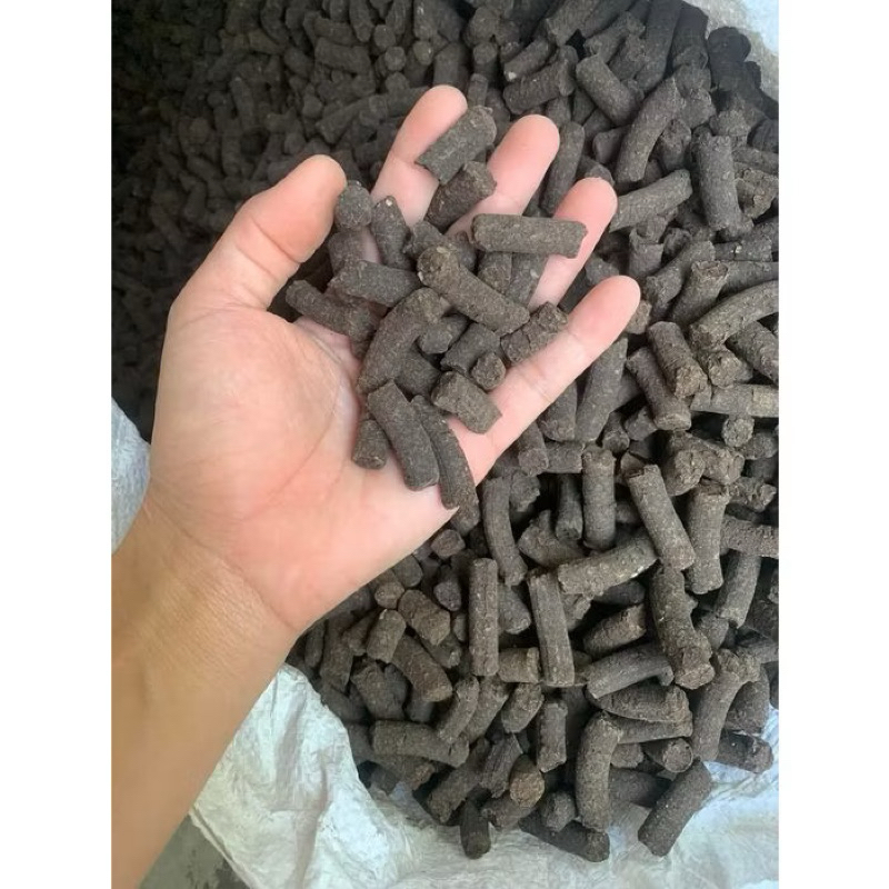 Phân Trùn Quế , Phân Hữu Cơ dạng viên nén ( phân tan chậm) hàng đã qua sàng lọc chất lượng F1