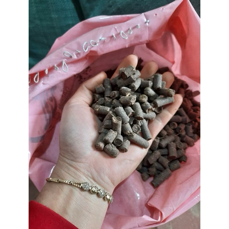 Phân Trùn Quế , Phân Hữu Cơ dạng viên nén ( phân tan chậm) hàng đã qua sàng lọc chất lượng F1