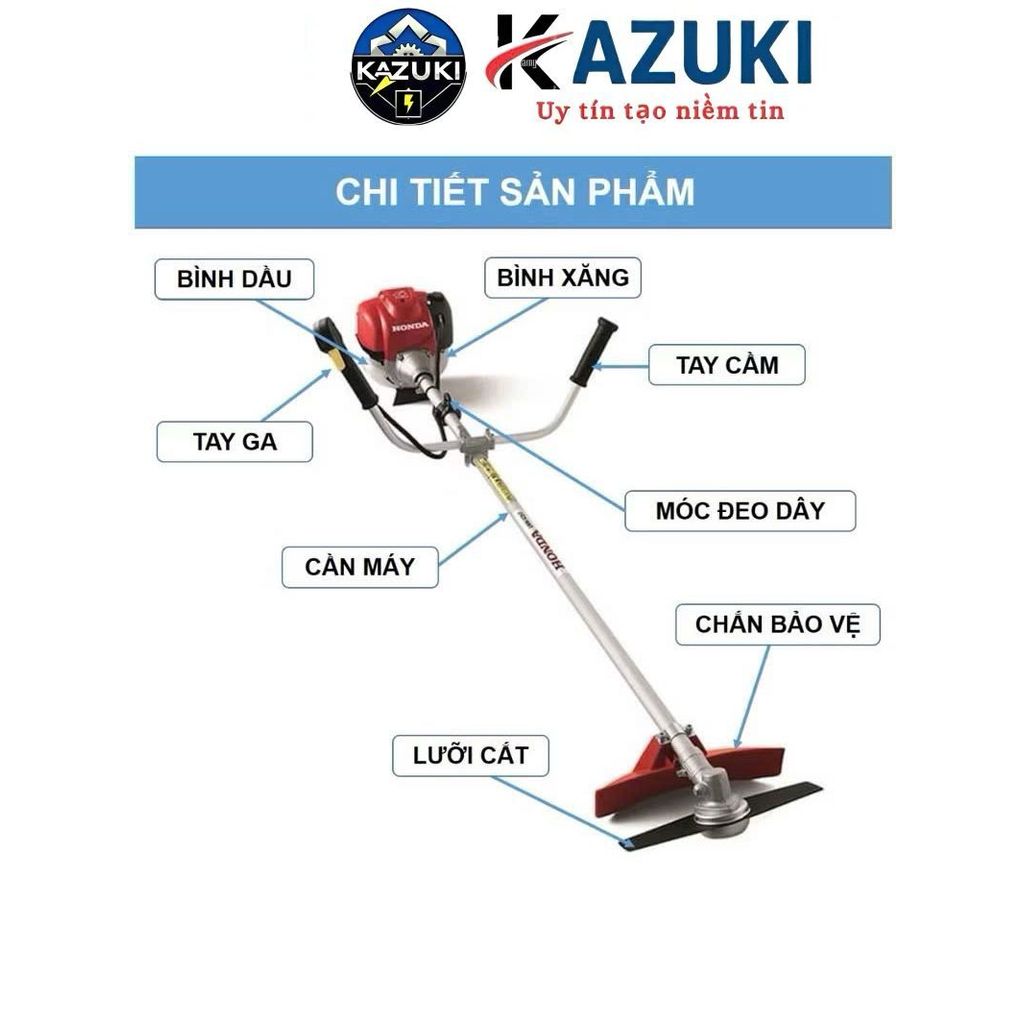 Rẻ Vô ĐịchTrọn bộ máy cắt cỏ Honda GX35 bảo hành 12 tháng đổi mới trong 7 ngày đầu miễn phí vận chuyển nội thành hcm