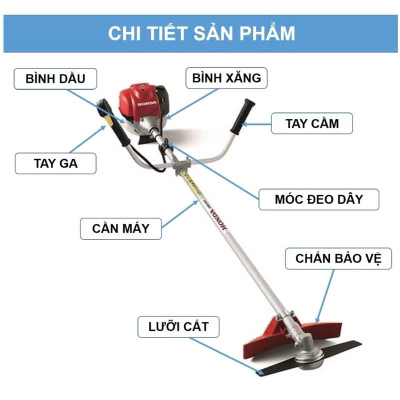 Rẻ Vô ĐịchTrọn bộ máy cắt cỏ Honda GX35 bảo hành 12 tháng đổi mới trong 7 ngày đầu miễn phí vận chuyển nội thành hcm