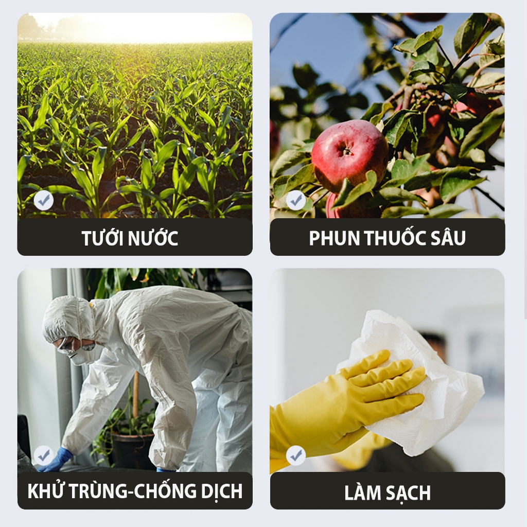 [TẶNG ĐẦY ĐỦ PHỤ KIỆN] BÌNH PHUN, BÌNH XỊT THUỐC SÂU CHÍNH HÃNG GGG. DUNG TÍCH 14L, 16L, 20L, ÁP LỰC SIÊU MẠNH