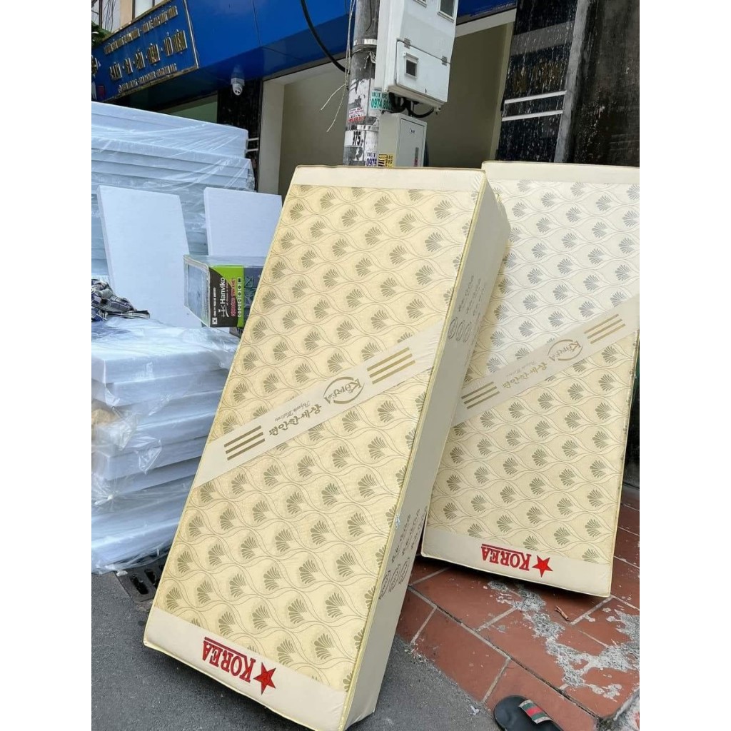 [ Tặng Gối ] Đệm Bông Ép Hàn Quốc Giá Rẻ giao ngay , free ship Hoả Tốc HN