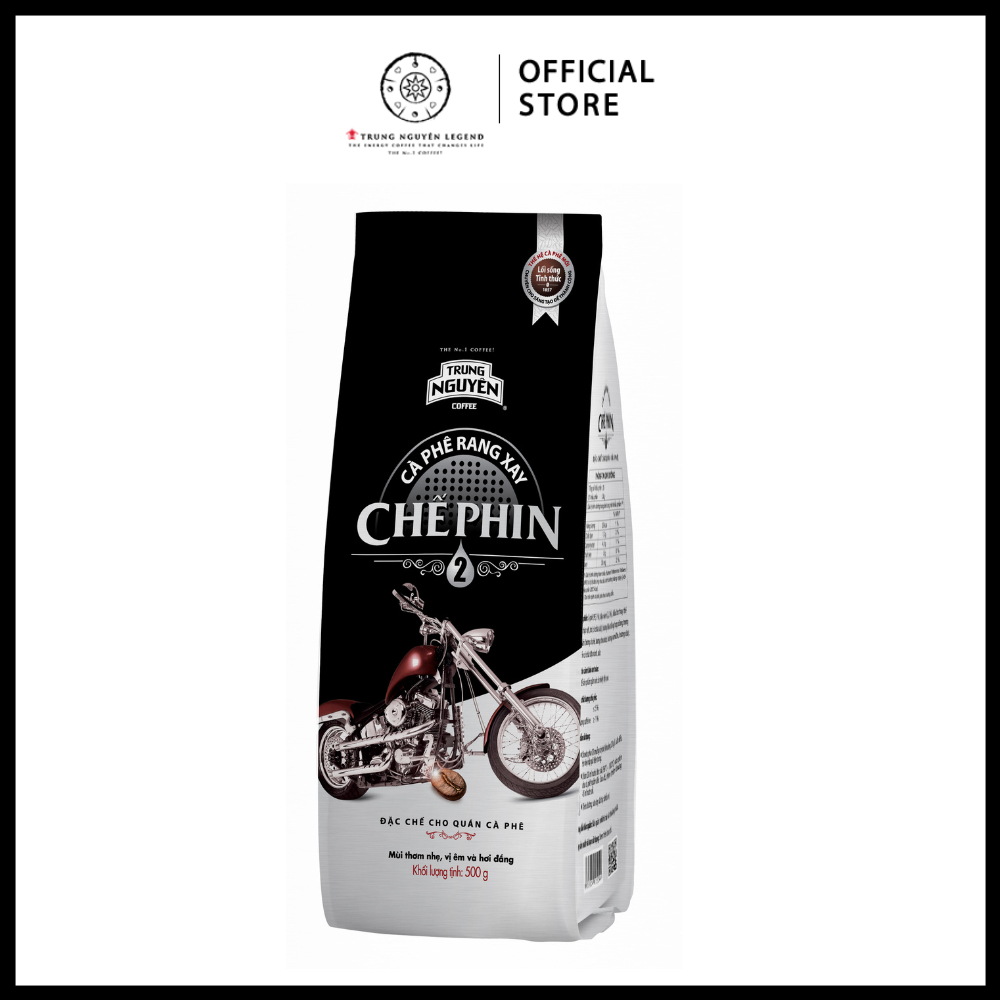 Trung Nguyên Legend - Cà phê rang xay Chế phin 2 - Bịch 500gr