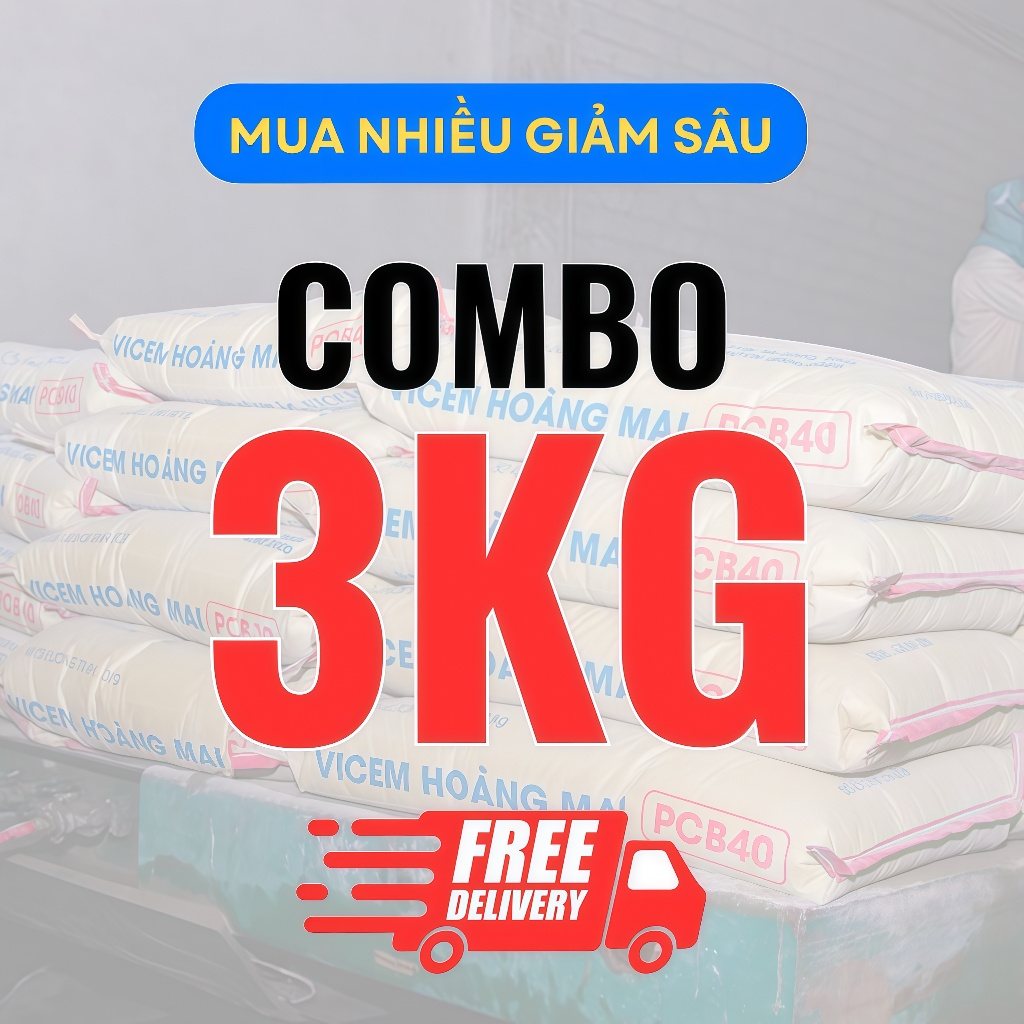 Xi Măng PCB40 Vicem Hoàng Mai 50kg – Xi Măng Xây Dựng, Đổ Bê Tông, Công Trình Chất Lượng Cao