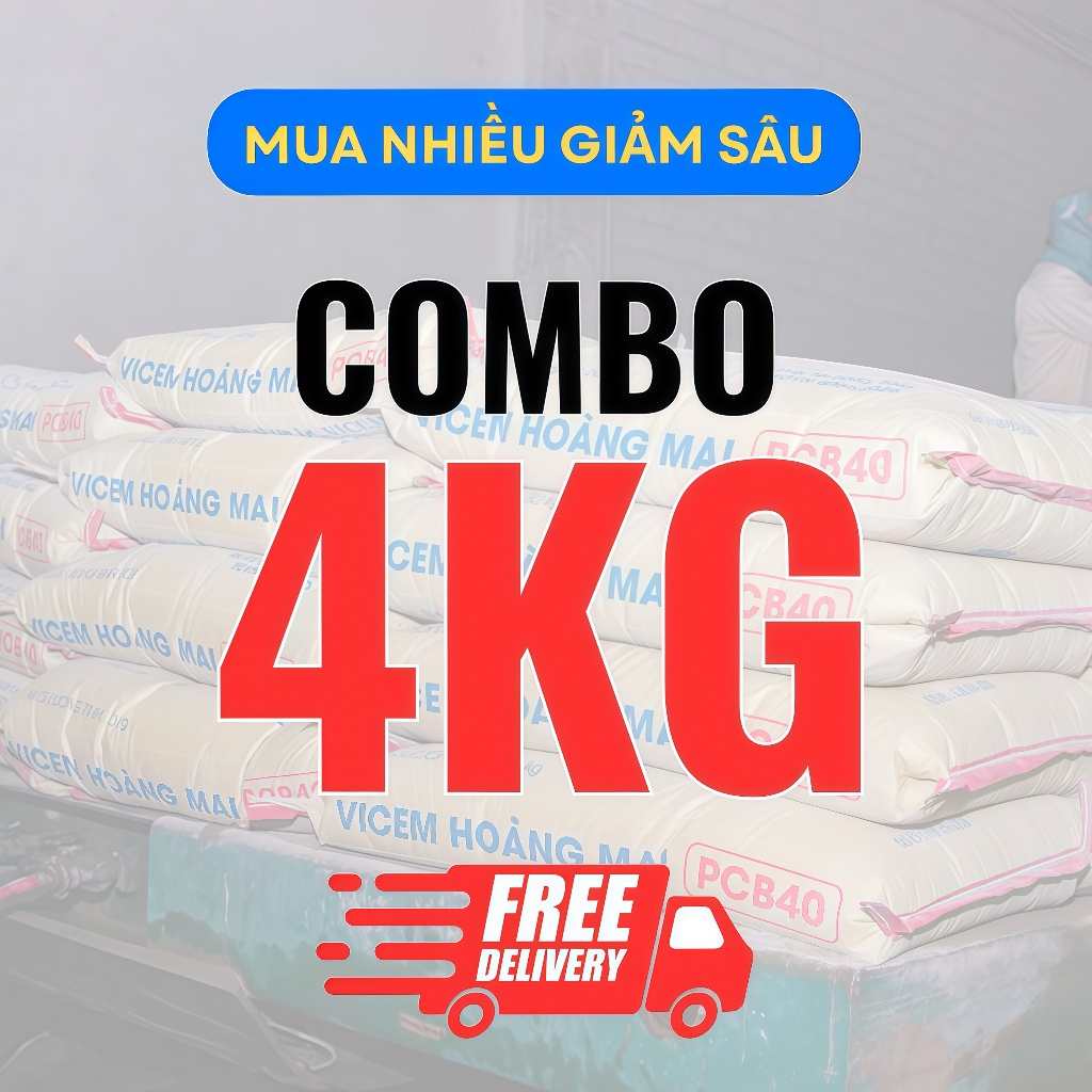 Xi Măng PCB40 Vicem Hoàng Mai 50kg – Xi Măng Xây Dựng, Đổ Bê Tông, Công Trình Chất Lượng Cao