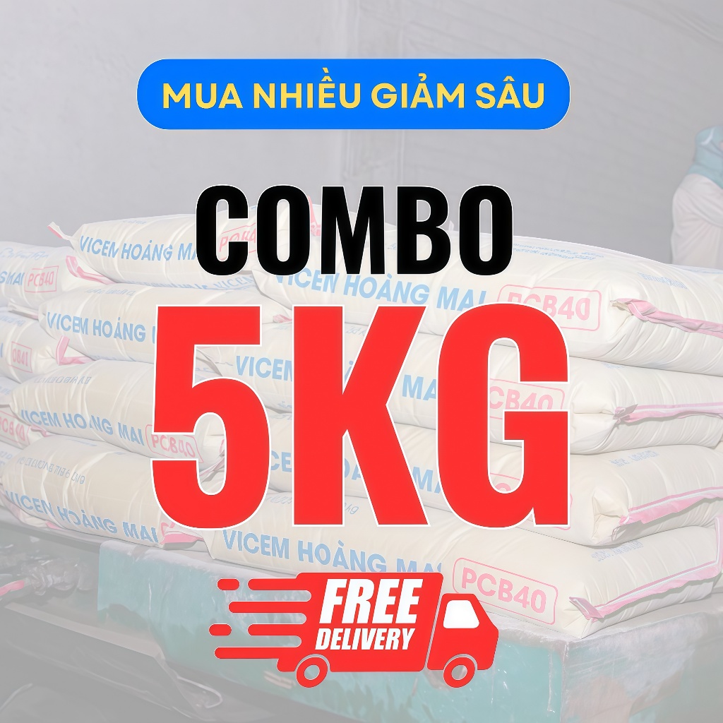 Xi Măng PCB40 Vicem Hoàng Mai 50kg – Xi Măng Xây Dựng, Đổ Bê Tông, Công Trình Chất Lượng Cao